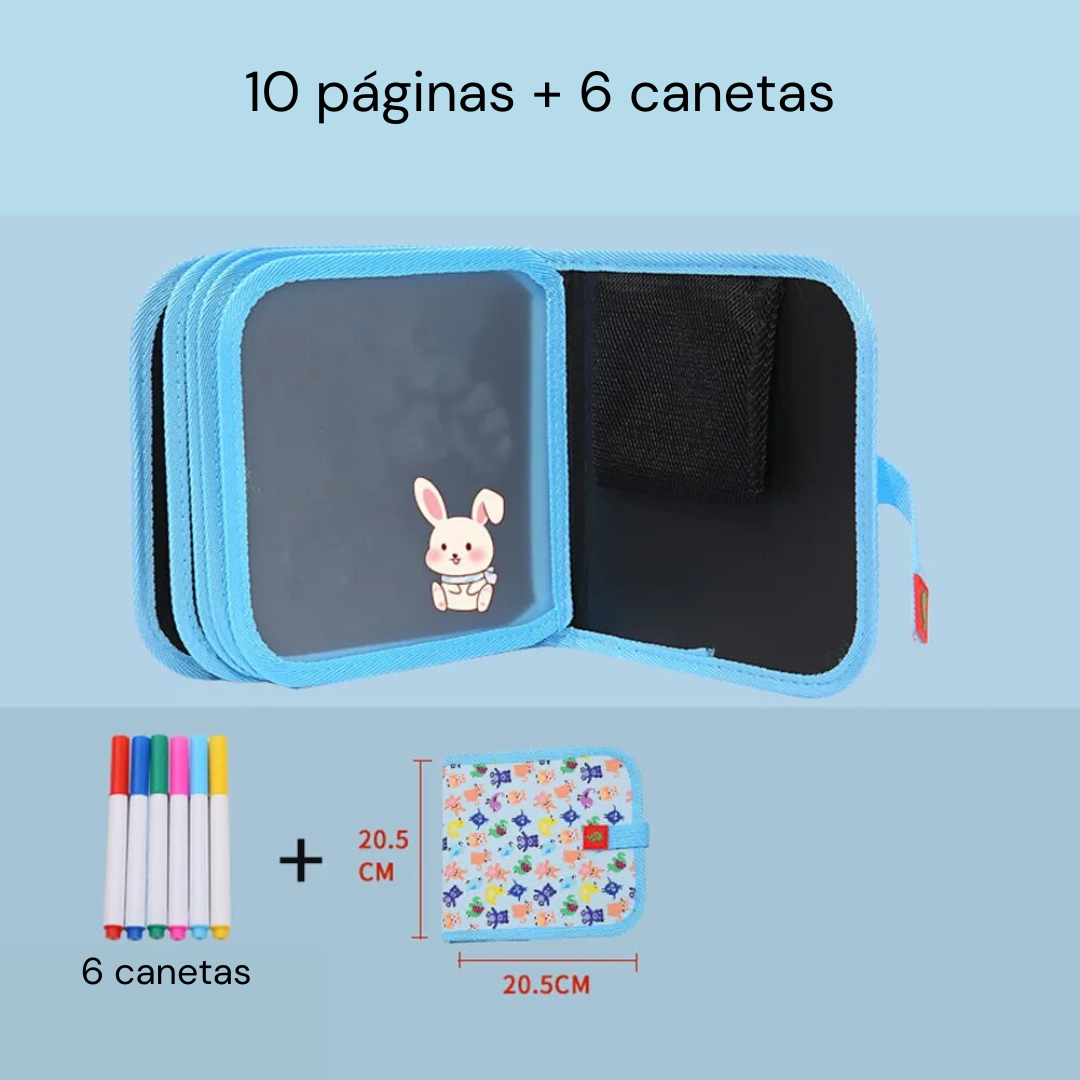 Caderno Mágico de Desenho Reutilizável + Brinde