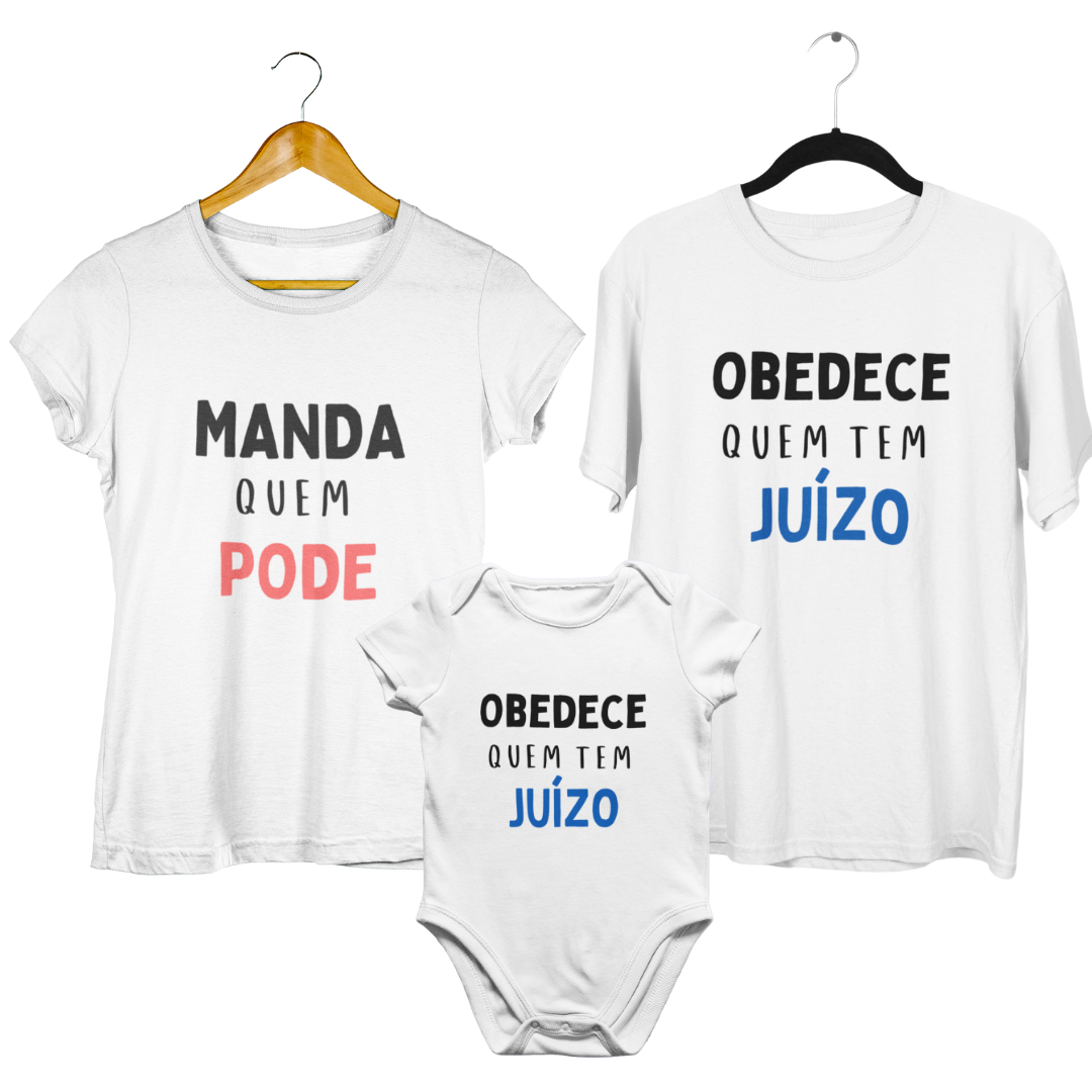 Kit Manda Quem Pode Obedece Quem Tem Juízo