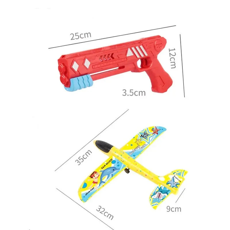 Super lançador de avião + 1 avião de brinde