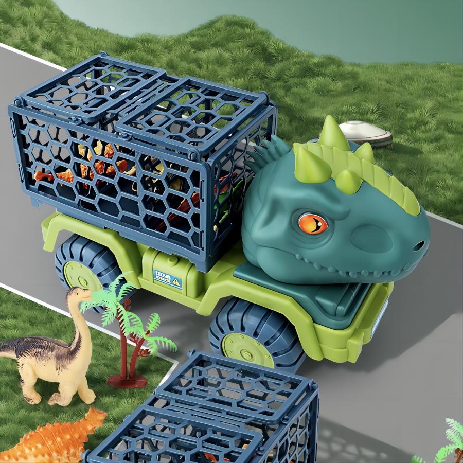 Carrinho Dinossauro Rex - 10 Peças
