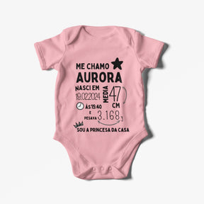 Body Personalizado Dia do Nascimento