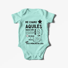 Body Personalizado Dia do Nascimento