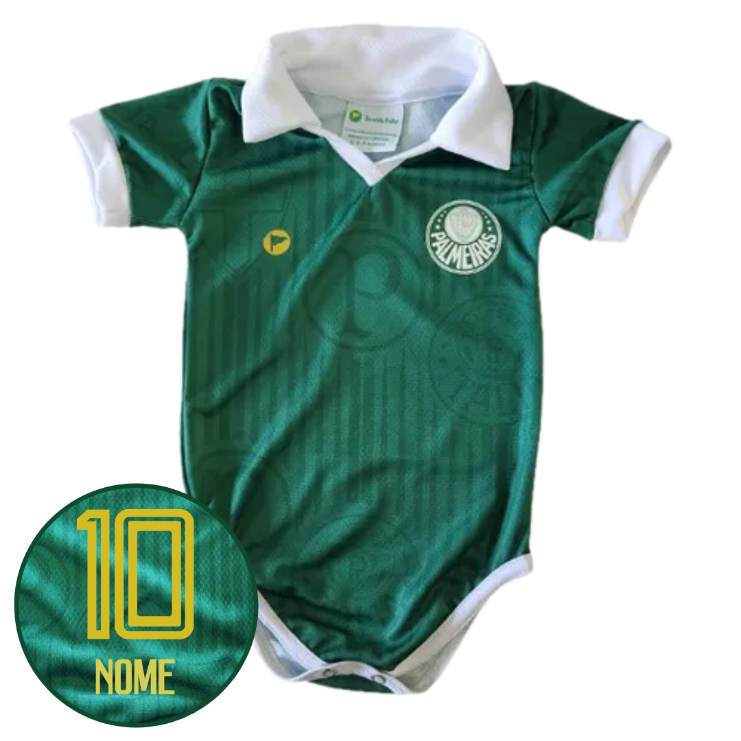 Body Polo Verde Proteção UV Palmeiras