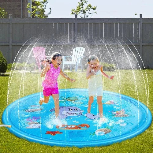 Tapete Inflável SplashFun – A diversão refrescante para crianças