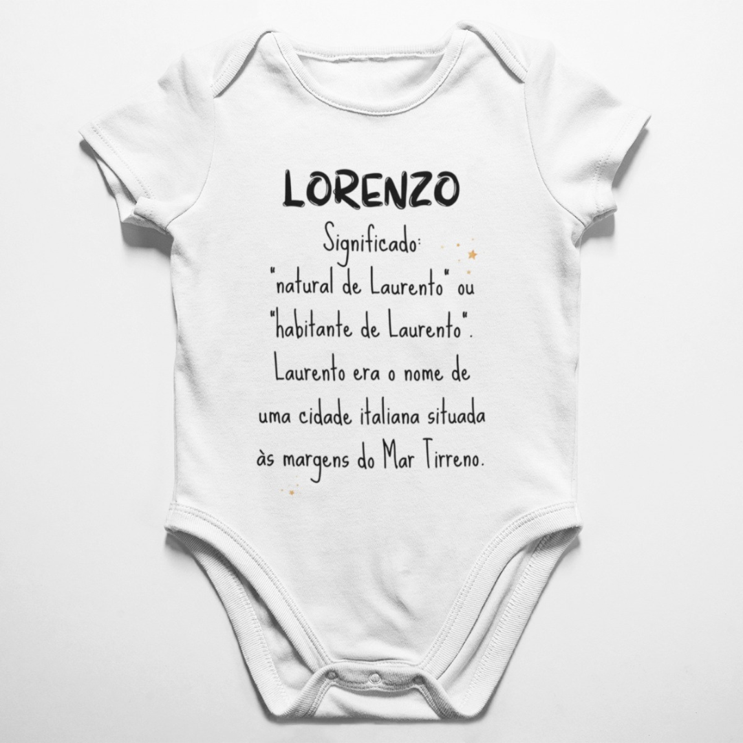 Body Nome com Significado Lorenzo