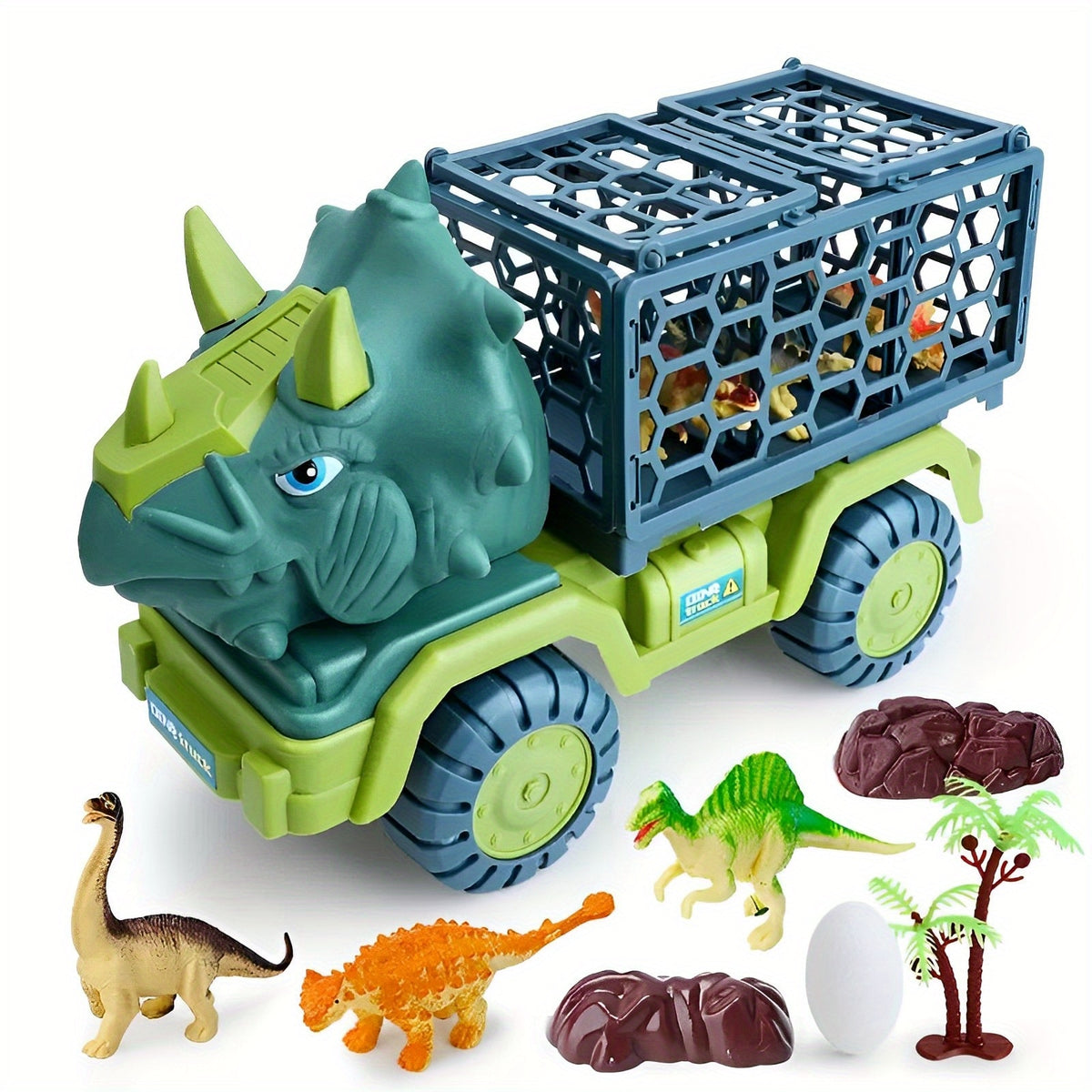 Carrinho Dinossauro Rex - 10 Peças