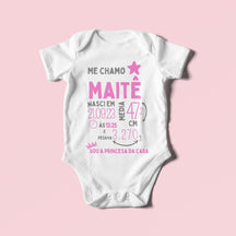 Body Personalizado Dia do Nascimento