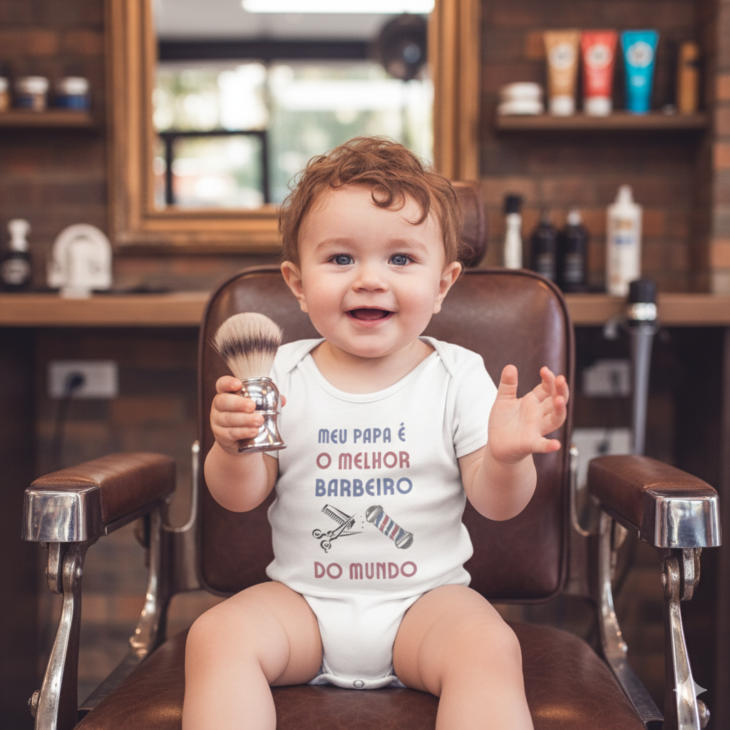 Body Meu Papai é o Melhor Barbeiro